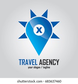 Initial Letter Logo for Travel Logo