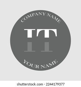 Ursprüngliche IT-Brief-Logo-Typografie elegante moderne Illustration Monogram kreativ