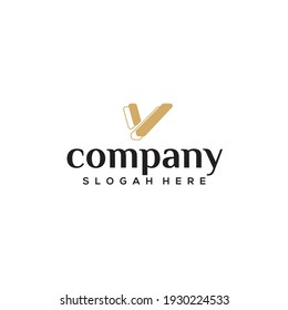 Initial Letter Logo V, with an abstract modern logo concept.