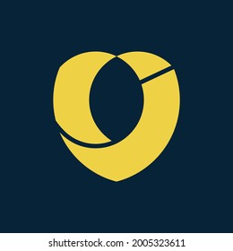 logotipo de letra inicial V forma de círculo interior, VI, IV, monograma en mayúsculas