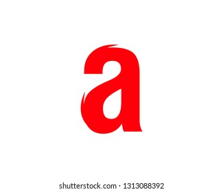 Initial letter A logo vector design template