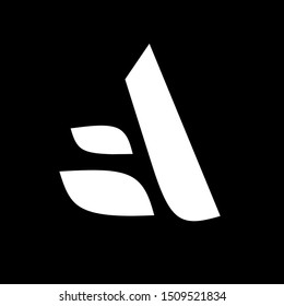 Initial letter A logo vector design template