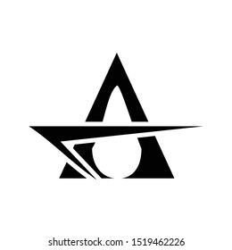 Initial letter A logo vector design templates