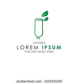 Initial letter I logo vector design template with white background and shades of green color. Can be used for company logo or symbol