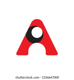 Initial letter A logo vector design template
