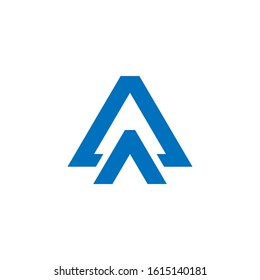 Initial letter A logo vector design template,simple and clean letter A logo