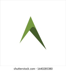 initial letter a logo vector design
