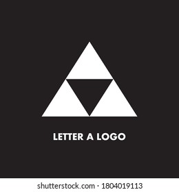 Initial letter A logo vector design template