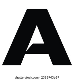 Anfangsbuchstabe Eine Logo-Vektordesign-Vorlage