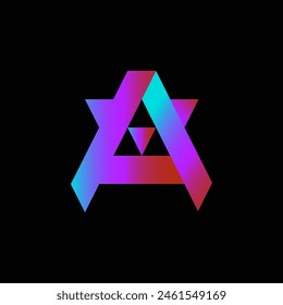 Initial letter A logo vector design template modern Illustration