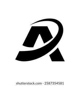 Initial letter A logo vector design template isolated on white background