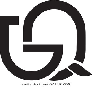 Initial letter logo vector element