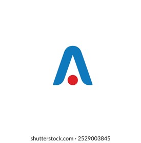 Initial letter A logo and wings symbol. Wings design element,  initial Letter A logo Icon, Initial Logo Template.