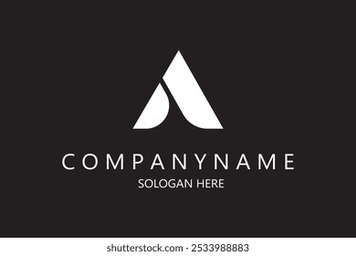 Initial letter A logo and wings symbol. Wings design element, initial Letter A logo Icon, Initial Logo Template