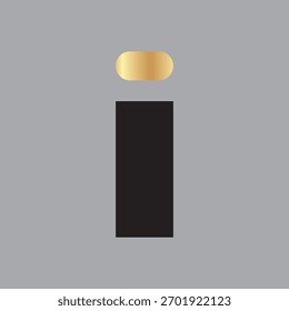 Initial letter I logo and wings symbol. Wings design element