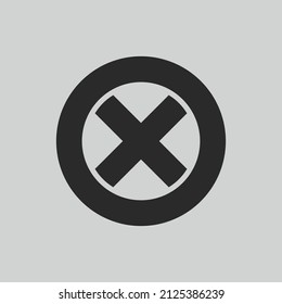 initial letter logo X inside circle shape, OX, XO, X inside O rounded upper case black monogram