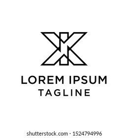 initial letter logo XI, IX logo template 