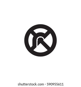 initial letter logo xr, rx, r inside x rounded lowercase black monogram