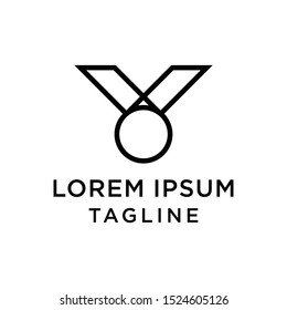 initial letter logo YO, OY logo template 
