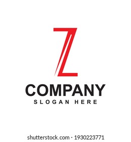 
Initial Letter Logo Z, with an abstract modern logo concept.