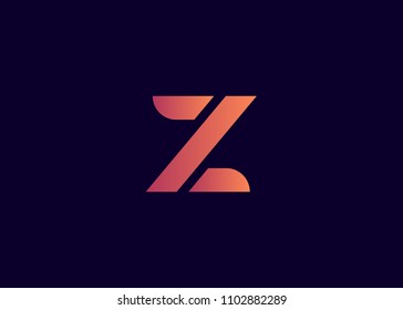 initial letter logo Z, logo template