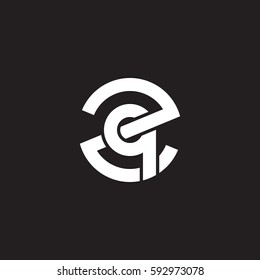 initial letter logo zq, qz, q inside z rounded lowercase white black background