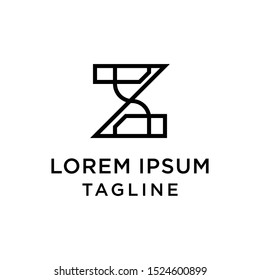 initial letter logo ZS, SZ logo template 
