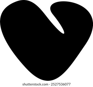 Letra inicial Love Icon Plantilla de diseño de logotipo