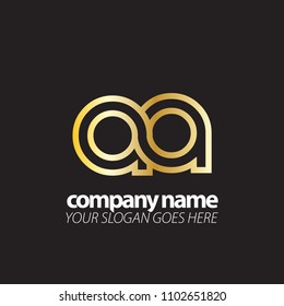 Initial Letter Lowercase. Linked Rounded Design Logo.