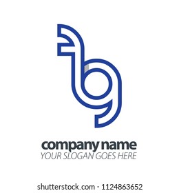 Initial Letter Lowercase Rounded Design Logo