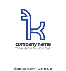 Initial Letter Lowercase Rounded Design Logo