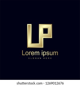 Initial Letter LP Logo Template Vector Design