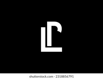 Initial Letter LP Logo Template Design. Abstract elegant line art letter LP logo. This logo icon incorporate with letter L and P in the creative way