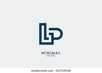 Initial letter LP, PL, L, P Logo Design Vector Template Element.