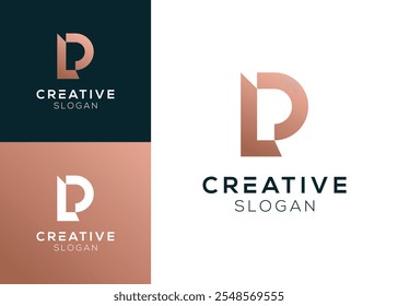 Initial letter LP PL logo design vector illustration	