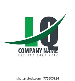 Initial Letter LQ Overlapping Logo