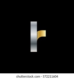 Initial Letter LR Rounded Lowercase Logo