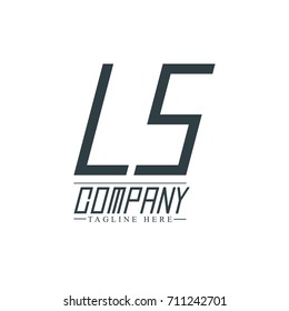 Initial Letter LS Design Logo Template