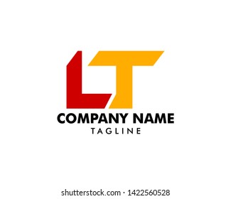 Initial Letter LT Logo Template Design