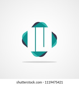 Initial Letter LU Logo Template Vector Design