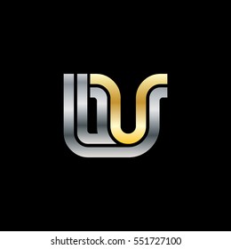 Initial Letter LU OU Linked Design Logo