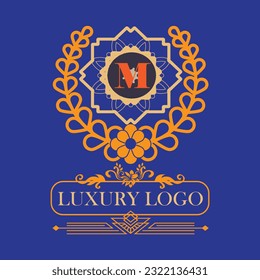 Initial letter luxury beauty flourishes ornament monogram logo Swoosh Letter Logo Design for business and company identity. Water Wave Logo with modern trendy