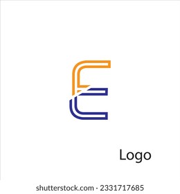 Initial  letter luxury beauty flourishes ornament monogram logo Swoosh Letter Logo Design for business and company identity. Water Wave Logo with modern trendy