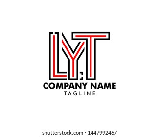 Initial Letter LYT Logo Template Design