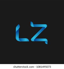 Initial Letter LZ Logo Design