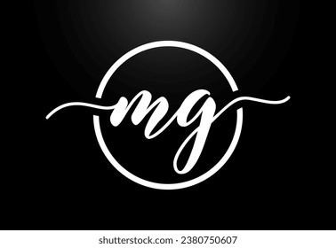 Initial Letter M G Logo Design Vector. Graphic Alphabet Symbol For Corporate Business Identity
