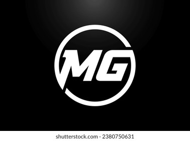 Initial Letter M G Logo Design Vector. Graphic Alphabet Symbol For Corporate Business Identity