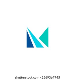 Initial letter M logo business. Letter M Marketing and investment. Usable for Business and Marketing Logos. Flat Vector Logo Design. tech theme