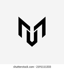 Logo de la letra inicial M para la empresa