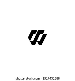 Initial Letter M logo design
